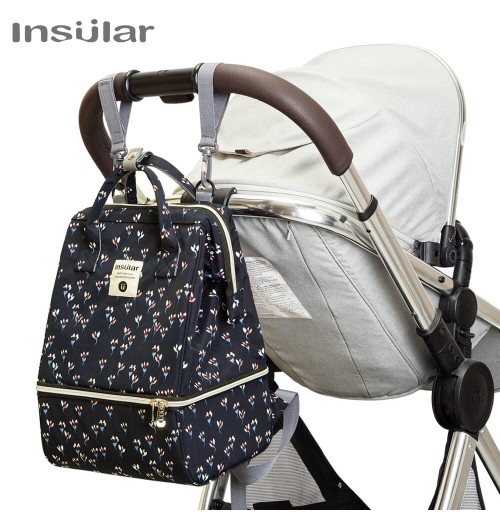 Nylon Diaper Bag Backpack