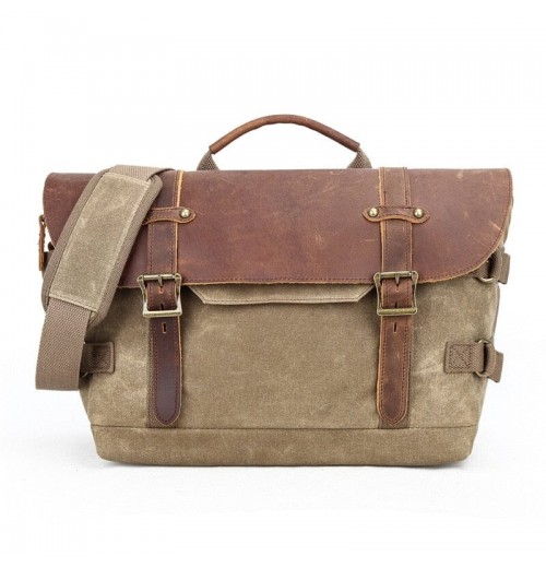 Canvas Camera Messenger Bag