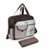 Dark Brown Unisex Messenger Diaper Bag