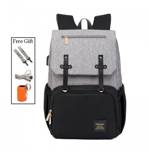 FAMICARE USB Diaper Bag