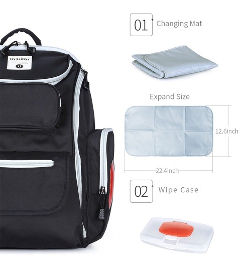 Nylon Diaper Backpack