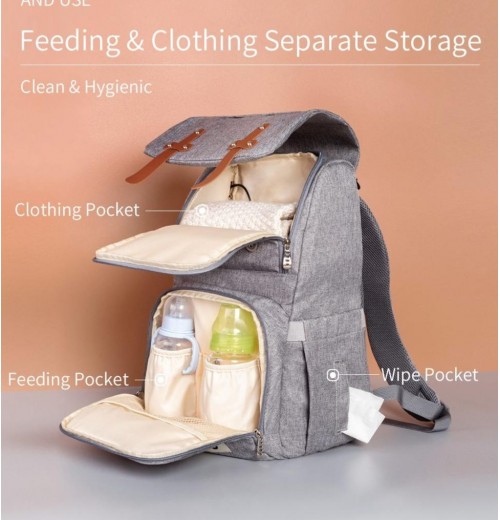 USB Charging Diaper Backpack