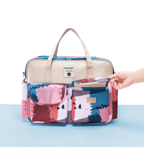 Floral Diaper Bag Tote